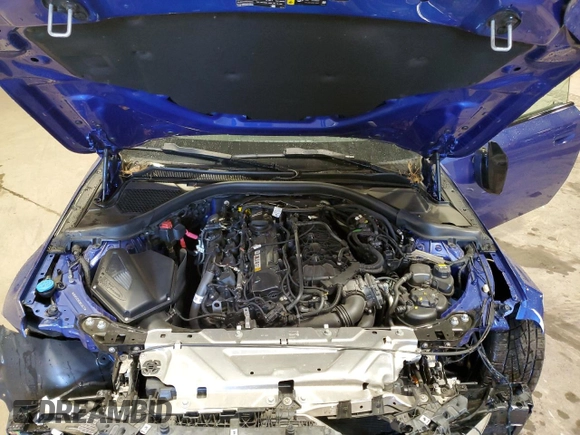 2022 BMW 2 Series M240i xDrive with VIN 3MW53CM02N8C48477, listed as a Copart auction lot 81042554 with 46,686 mi miles and Salvage Title. Bid and sale history available at carsss.com. Image 11.