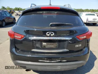 2009 Infiniti FX35 with VIN JNRAS18W49M152026, listed as a Copart auction lot 69877474 with 0 mi miles and Salvage Title. Bid and sale history available at carsss.com. Image 6.