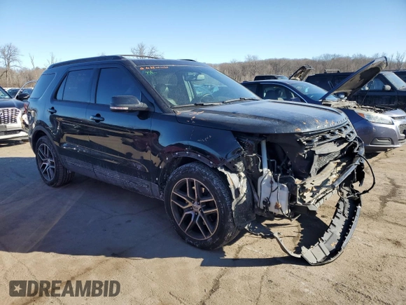 2016 Ford Explorer Sport with VIN 1FM5K8GT8GGD19481, listed as a Copart auction lot 42533825 with 93,552 mi miles and Non Repairable. Bid and sale history available at DreamBid. Image 4.