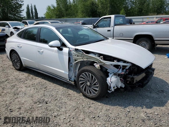 2022 Hyundai Sonata Hybrid Limited with VIN KMHL54JJ7NA051750, listed as a Copart auction lot 52919113 with 12,594 mi miles. Bid and sale history available at carsss.com. Image 4.