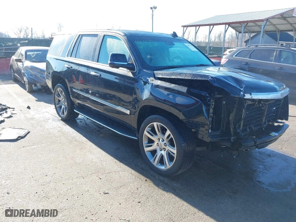 2016 Cadillac Escalade Premium Collection with VIN 1GYS4CKJXGR266873, listed as a IAAI auction lot 41647399 with 153,553 mi miles. Bid and sale history available at carsss.com. Image 1.
