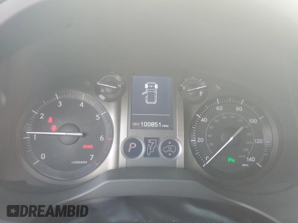 2017 Lexus GX 460 with VIN JTJJM7FX2H5174539, listed as a Copart auction lot 64331305 with 100,851 mi miles and Salvage title. Bid and sale history available at DreamBid. Image 9.
