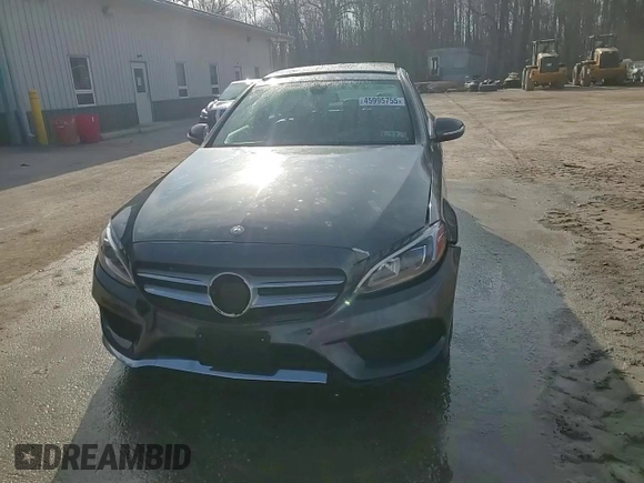 2015 Mercedes-Benz C-Class C 400 with VIN 55SWF6GB6FU026999, listed as a Copart auction lot 45995755 with 0 mi miles and Salvage Title. Bid and sale history available at carsss.com. Image 11.