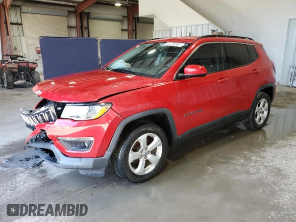 2018 Jeep Compass Latitude z VIN 3C4NJDBB8JT143193, wystawiony jako Copart lot #53061015 z przebiegiem 89 264 mil mil oraz Tytuł czysty. Historia ofert i sprzedaży dostępna na DreamBid. Obrazek 1.