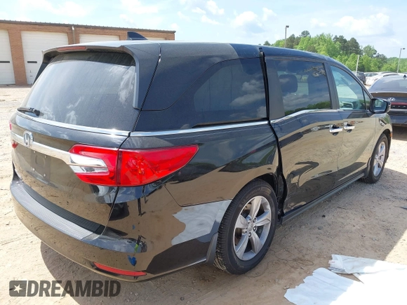 2019 Honda Odyssey EX-L with VIN 5FNRL6H76KB005145, listed as a IAAI auction lot 42075781 with 115,599 mi miles. Bid and sale history available at carsss.com. Image 4.