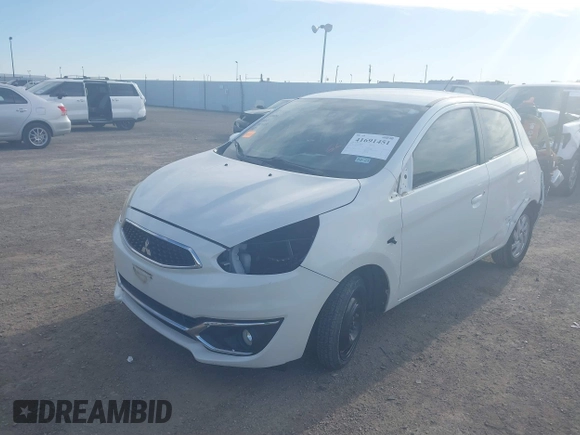 2017 Mitsubishi Mirage SE with VIN ML32A4HJ0HH014703, listed as a IAAI auction lot 41691451 with 74,480 mi miles and . Bid and sale history available at DreamBid. Image 2.