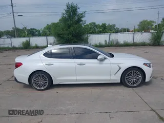 2020 Genesis G70 Sport with VIN KMTG24LA5LU057278, listed as a IAAI auction lot 42505352 with 103,347 mi miles and . Bid and sale history available at DreamBid. Image 13.