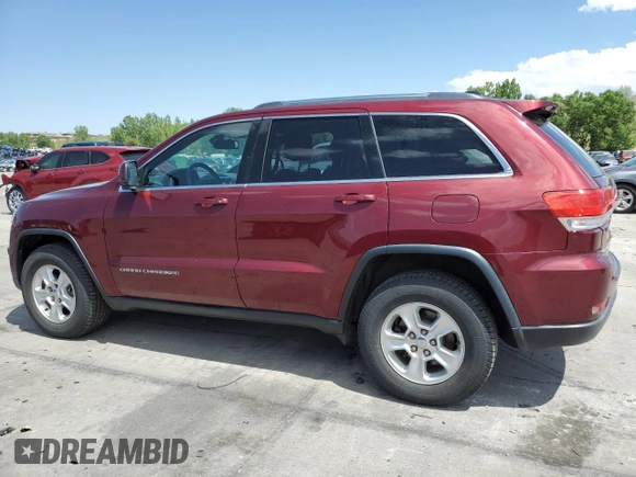 2016 Jeep Grand Cherokee Laredo with VIN 1C4RJFAG8GC413490, listed as a Copart auction lot 62347445 with 104,056 mi miles and Salvage title. Bid and sale history available at DreamBid. Image 2.