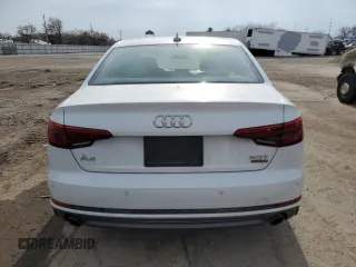 2017 Audi A4 Premium Plus with VIN WAUENAF43HN018916, listed as a Copart auction lot 52476025 with 98,159 mi miles and Salvage Title. Bid and sale history available at carsss.com. Image 6.
