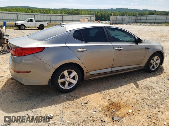 2014 Kia Optima LX with VIN 5XXGM4A70EG279106, listed as a Copart auction lot 56283135 with 160,693 mi miles and Salvage title. Bid and sale history available at DreamBid. Image 3.