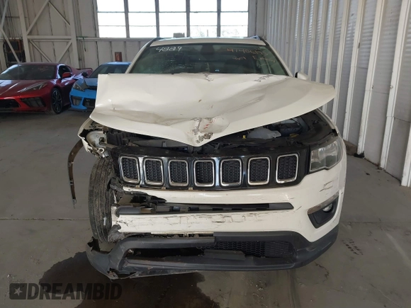 2019 Jeep Compass Latitude with VIN 3C4NJCBB9KT654889, listed as a IAAI auction lot 41406193 with 151,958 mi miles and . Bid and sale history available at DreamBid. Image 12.