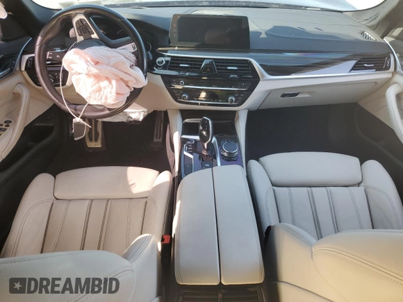 2017 BMW 5 Series 540i xDrive with VIN WBAJE7C32HG890361, listed as a Copart auction lot 62092985 with Not provided miles and Salvage title. Bid and sale history available at DreamBid. Image 8.