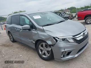 2019 Honda Odyssey EX z VIN 5FNRL6H53KB129212, wystawiony jako IAAI lot #42474440 z przebiegiem 142 431 mil mil oraz . Historia ofert i sprzedaży dostępna na DreamBid. Obrazek 1.