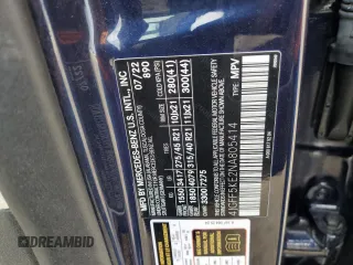 2022 Mercedes-Benz GLS 450 with VIN 4JGFF5KE2NA805414, listed as a Copart auction lot 50157484 with 18,903 mi miles and Salvage Title. Bid and sale history available at DreamBid. Image 14.