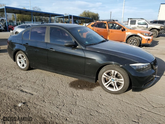 2008 BMW 3 Series 328i with VIN WBAVC53568FZ83340, listed as a Copart auction lot 50104325 with 146,908 mi miles and Salvage Title. Bid and sale history available at carsss.com. Image 4.