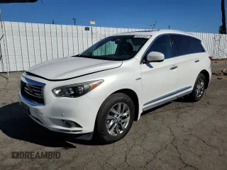 2014 Infiniti QX60 Hybrid with VIN 5N1CL0MN3EC522164, listed as a Copart auction lot 80935584 with 115,184 mi miles and Salvage Title. Bid and sale history available at DreamBid. Image 1.
