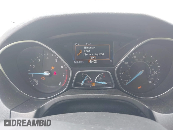 2017 Ford Focus Titanium with VIN 1FADP3N24HL294690, listed as a IAAI auction lot 39893510 with 123,089 mi miles and . Bid and sale history available at DreamBid. Image 12.