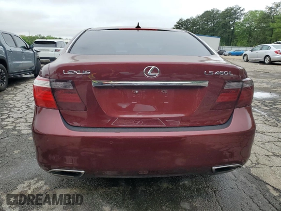 2008 Lexus LS 460 L with VIN JTHGL46F285027349, listed as a Copart auction lot 52014025 with 148,807 mi miles and Clean title. Bid and sale history available at DreamBid. Image 6.