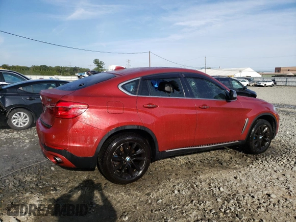 2015 BMW X6 xDrive35i with VIN 5UXKU2C55F0F95700, listed as a Copart auction lot 68666533 with 188,419 mi miles. Bid and sale history available at carsss.com. Image 3.