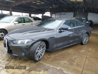 2025 BMW 4 Series 430i xDrive with VIN WBA53DB04SCT08191, listed as a Copart auction lot 86402714 with 8,693 mi miles and Clean Title. Bid and sale history available at carsss.com. Image 1.