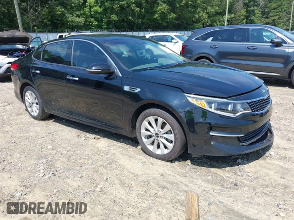 2017 Kia Optima EX with VIN 5XXGU4L36HG123828, listed as a IAAI auction lot 42059856 with 123,305 mi miles and . Bid and sale history available at DreamBid. Image 1.