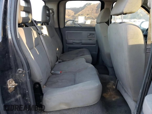 2006 Dodge Dakota SLT with VIN 1D7HE48N16S603974, listed as a Copart auction lot 81836154 with 234,299 mi miles and Salvage Title. Bid and sale history available at DreamBid. Image 10.