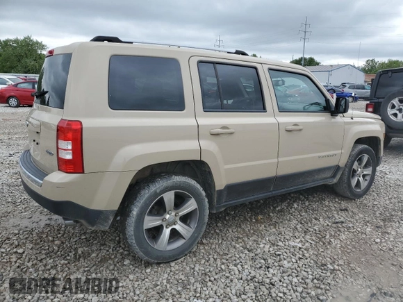 2017 Jeep Patriot High Altitude with VIN 1C4NJRFB3HD162483, listed as a Copart auction lot 58160515 with 135,038 mi miles and Salvage title. Bid and sale history available at DreamBid. Image 3.
