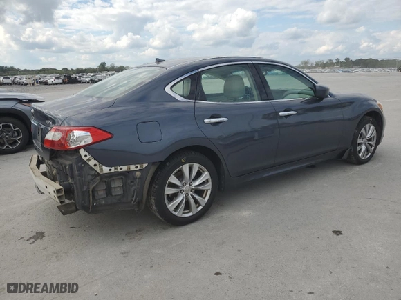 2011 Infiniti M37 with VIN JN1BY1AR4BM370340, listed as a Copart auction lot 73940974 with 269,260 mi miles and Salvage Title. Bid and sale history available at carsss.com. Image 3.