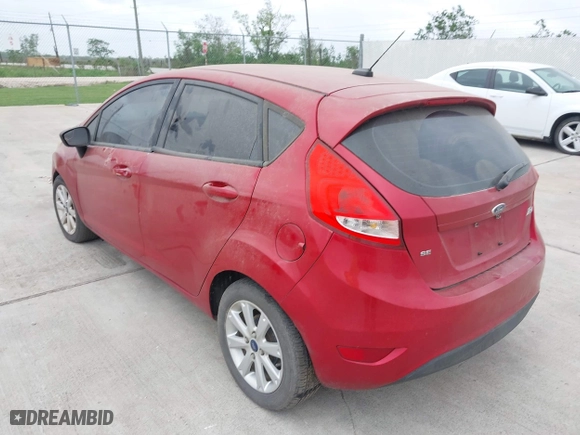 2012 Ford Fiesta SE with VIN 3FADP4EJ3CM115141, listed as a IAAI auction lot 41967221 with 1 mi miles. Bid and sale history available at carsss.com. Image 3.