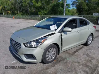 2018 Hyundai Accent SE with VIN 3KPC24A36JE033486, listed as a IAAI auction lot 41995147 with 75,599 mi miles. Bid and sale history available at carsss.com. Image 2.