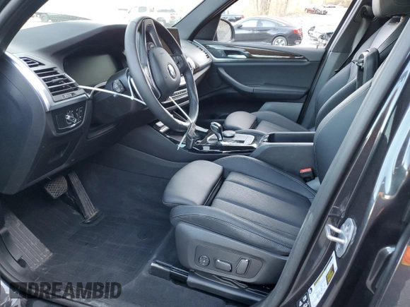 2024 BMW X3 xDrive30i with VIN 5UX53DP0XR9W02177, listed as a Copart auction lot 53045675 with 14,018 mi miles and Salvage Title. Bid and sale history available at DreamBid. Image 7.
