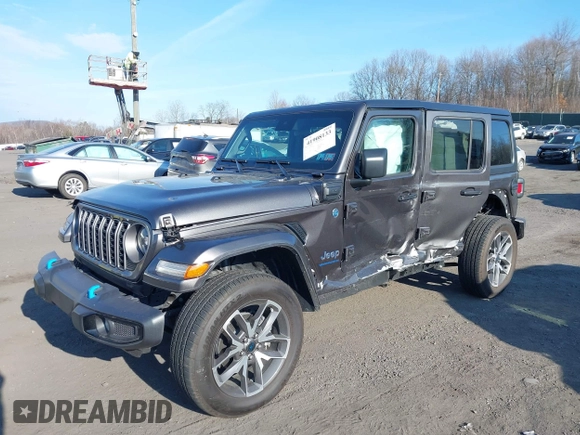 2024 Jeep Wrangler Willys z VIN 1C4RJXN60RW293872, wystawiony jako IAAI lot #41908133 z przebiegiem 850 mil mil oraz . Historia ofert i sprzedaży dostępna na DreamBid. Obrazek 17.