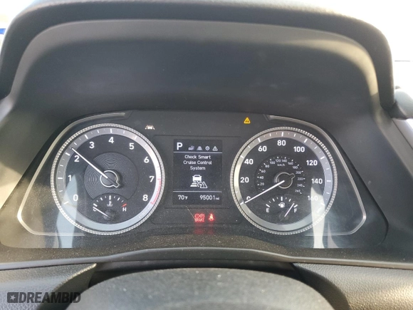 2020 Hyundai Sonata SE with VIN 5NPEG4JA6LH007509, listed as a Copart auction lot 48069405 with 95,001 mi miles and Salvage Title. Bid and sale history available at carsss.com. Image 9.