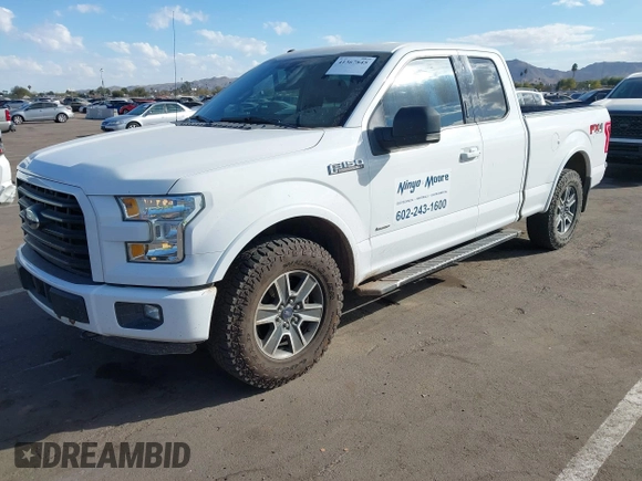 2016 Ford F-150 XLT with VIN 1FTEX1EPXGFB35667, listed as a IAAI auction lot 41367845 with 1,260,869 mi miles. Bid and sale history available at carsss.com. Image 17.
