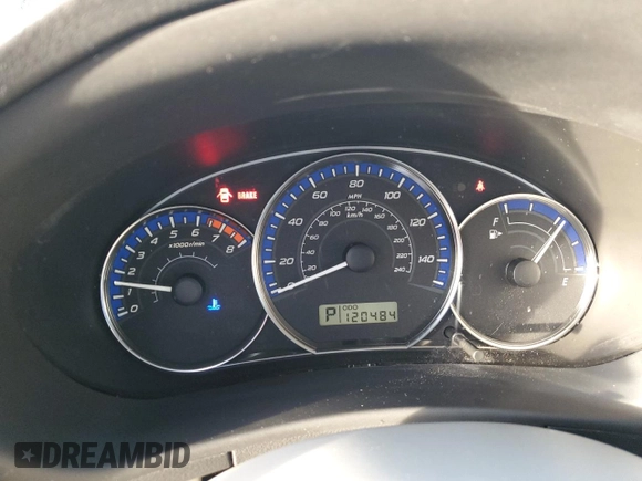 2012 Subaru Forester X with VIN JF2SHBBCXCH421445, listed as a Copart auction lot 49855505 with 120,484 mi miles and Salvage Title. Bid and sale history available at DreamBid. Image 9.