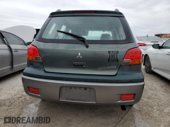 2004 Mitsubishi Outlander LS with VIN JA4LX31F54U003188, listed as a Copart auction lot 75200424 with 0 mi miles and Non Repairable. Bid and sale history available at carsss.com. Image 6.