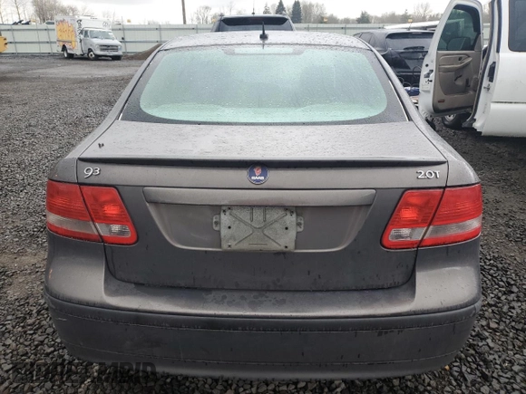 2007 Saab 9-3 with VIN YS3FD49Y571113292, listed as a Copart auction lot 47605575 with 186,823 mi miles and Salvage Title. Bid and sale history available at carsss.com. Image 6.