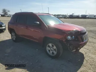 2016 Jeep Compass 75th Anniversary with VIN 1C4NJCBB5GD749124, listed as a Copart auction lot 45005845 with 84,702 mi miles and Salvage Title. Bid and sale history available at carsss.com. Image 4.
