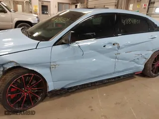 2022 Hyundai Elantra N with VIN KMHLW4AK9NU003302, listed as a IAAI auction lot 41884801 with 39,415 mi miles. Bid and sale history available at carsss.com. Image 6.
