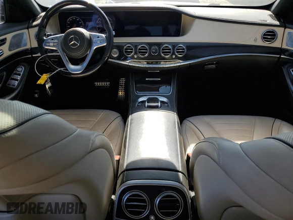 2020 Mercedes-Benz S S 560 with VIN WDDUG8GB4LA513291, listed as a Copart auction lot 61522844 with 40,646 mi miles and Salvage Title. Bid and sale history available at carsss.com. Image 8.