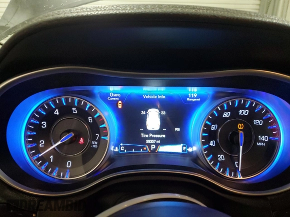 2016 Chrysler 300 with VIN 2C3CCAKG3GH278499, listed as a Copart auction lot 45173915 with 29,357 mi miles and Clean Title. Bid and sale history available at carsss.com. Image 9.