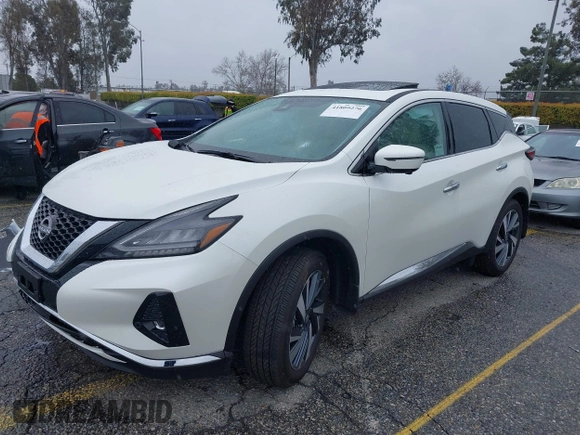 2024 Nissan Murano SL with VIN 5N1AZ2CJ1RC125963, listed as a IAAI auction lot 41809276 with 4,626 mi miles. Bid and sale history available at carsss.com. Image 19.