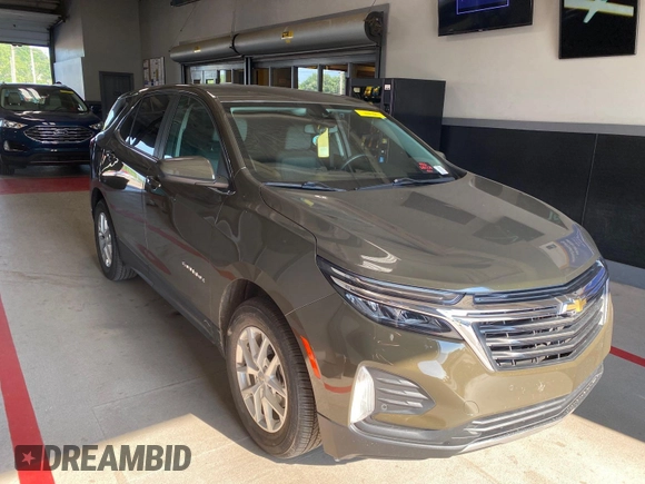 2023 Chevrolet Equinox LT with VIN 3GNAXTEG7PL220313, listed as a IAAI auction lot 42788987 with 16,367 mi miles and . Bid and sale history available at DreamBid. Image 8.