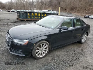 2013 Audi A4 Premium Plus with VIN WAUEFAFL1DN035597, listed as a Copart auction lot 48017165 with 173,523 mi miles and Salvage Title. Bid and sale history available at carsss.com. Image 1.
