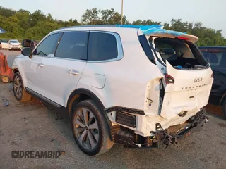 2022 Kia Telluride S with VIN 5XYP64HC1NG310548, listed as a IAAI auction lot 40086564 with 34,397 mi miles and . Bid and sale history available at DreamBid. Image 3.