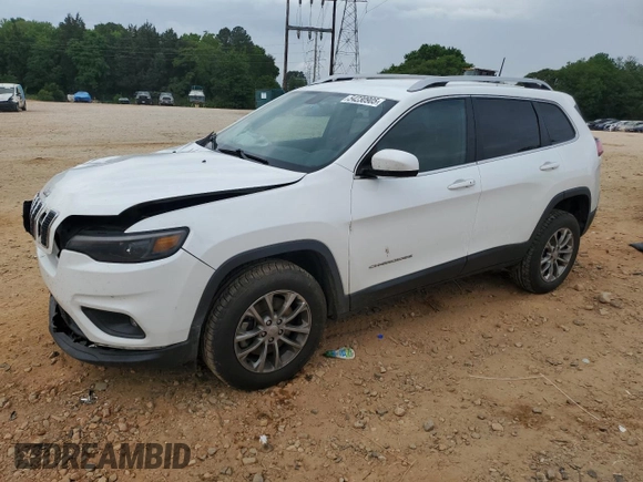 2019 Jeep Cherokee Latitude Plus with VIN 1C4PJMLB7KD195798, listed as a Copart auction lot 54230905 with 80,898 mi miles and Salvage title. Bid and sale history available at DreamBid. Image 1.