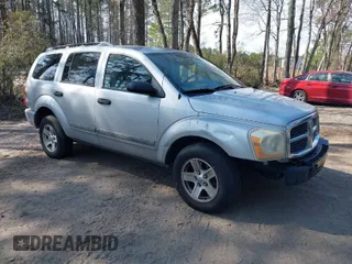 2005 Dodge Durango SLT with VIN 1D4HD48N95F524639, listed as a IAAI auction lot 41909402 with 160,124 mi miles. Bid and sale history available at carsss.com. Image 1.
