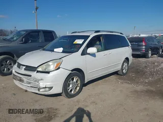 2004 Toyota Sienna XLE with VIN 5TDBA22C84S024705, listed as a IAAI auction lot 41672488 with 189,658 mi miles and . Bid and sale history available at DreamBid. Image 2.