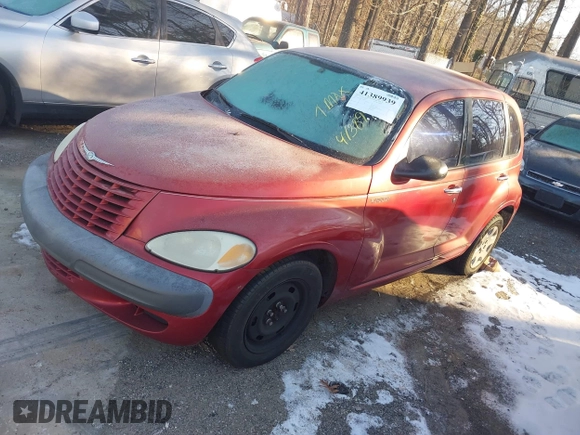 2003 Chrysler PT Cruiser with VIN 3C4FY48B93T640554, listed as a IAAI auction lot 41389939 with 147,439 mi miles. Bid and sale history available at carsss.com. Image 2.