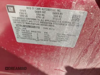 2011 GMC Terrain SLE-2 with VIN 2CTFLSE52B6326110, listed as a IAAI auction lot 41503561 with 87,549 mi miles and . Bid and sale history available at carsss.com. Image 9.